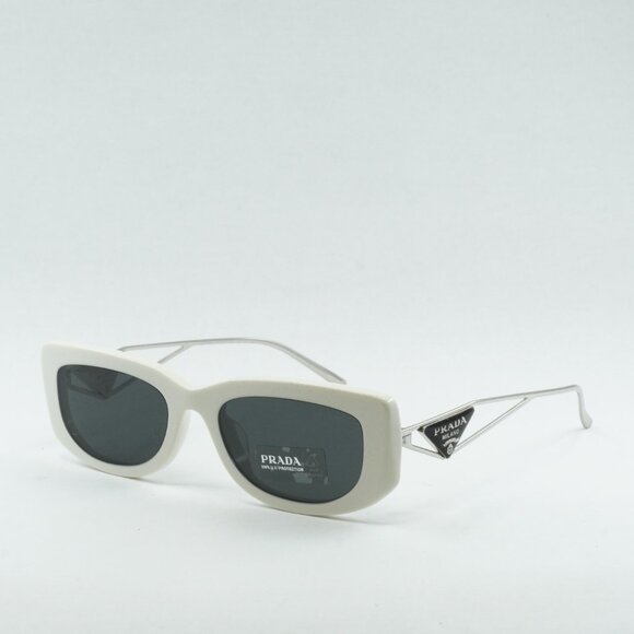 Final Price! Prada PR14YS 1425S0 Talc/Dark Grey Sunglasses main image 10